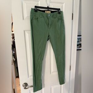 Green Skinny Jeans